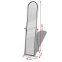 Gray Full Length Standing Mirror by vidaXL, Mirrors - Ref: Foro24-240580, Price: 67,03 €, Discount: %