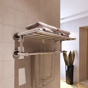 Stainless steel towel rack 6 tubes by vidaXL, Towel racks - Ref: Foro24-140334, Price: 26,60 €, Discount: %