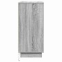 Armario de Noche Gris 71 x 34.5 x 75 cm Madera contrachapada