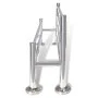 Stainless steel towel rack 6 tubes by vidaXL, Towel racks - Ref: Foro24-140334, Price: 26,43 €, Discount: %