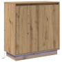 Aparador Roble artesanal 71 x 34.5 x 75 cm Madera contrachapada