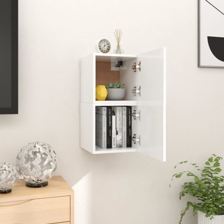TV-Wandmöbel 2 Stück weiß 30,5x30x30 cm von vidaXL, TV-Möbel - Ref: Foro24-804482, Preis: 47,99 €, Rabatt: %