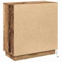 Aparador con LED Madera Vieja 71 x 34.5 x 75 cm