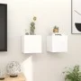 TV-Wandmöbel 2 Stück weiß 30,5x30x30 cm von vidaXL, TV-Möbel - Ref: Foro24-804482, Preis: 47,35 €, Rabatt: %