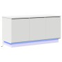 Mueble de TV con LED Blanco 100 x 38 x 49 cm