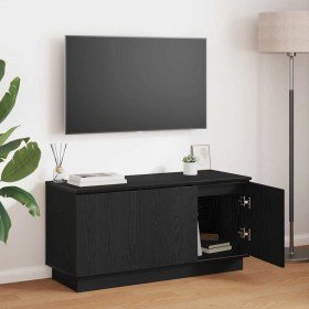 Mueble de TV Roble Negro 100 x 38 x 49 cm Madera de ingeniería en Muebles TV | Comprar online en Foro24