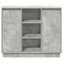 Aparador Gris Concreto 90 x 32 x 75 cm Madera contrachapada
