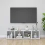 Muebles TV 4 uds madera contrachapada blanco brillo 37x35x37 cm de vidaXL, Muebles TV - Ref: Foro24-805518, Precio: 45,90 €, ...