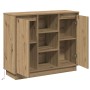 Aparador Roble artesanal 90 x 32 x 75 cm Madera contrachapada