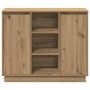Aparador Roble artesanal 90 x 32 x 75 cm Madera contrachapada