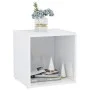 Muebles TV 4 uds madera contrachapada blanco brillo 37x35x37 cm de vidaXL, Muebles TV - Ref: Foro24-805518, Precio: 45,90 €, ...