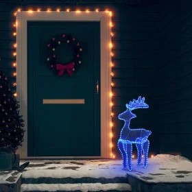 Christmas reindeer with mesh 306 LED 60x24x89 cm by vidaXL, Christmas lights - Ref: Foro24-329824, Price: 39,64 €, Discount: %
