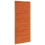 Puerta de Granero Marrón cera 90 x 208 cm Madera maciza de Pino