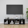 TV-Möbel 4 Stück graues Sperrholz 37x35x37 cm von vidaXL, TV-Möbel - Ref: Foro24-805506, Preis: 51,18 €, Rabatt: %