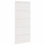 Puerta Corrediza Blanco 90 x 210 cm Madera maciza de pino