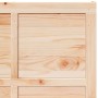 Puerta Corrediza Marrón 80 x 210 cm Madera maciza de pino