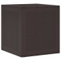 Caja de Almacenamiento para Jardín Marrón 55 x 53 x 57 cm en Cajas de almacenaje para exteriores | Comprar online en Foro24