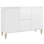 Aparador de madera de ingeniería blanco brillante 101x35x70 cm by vidaXL, Sideboards - Ref: Foro24-806109, Price: 113,68 €, D...