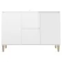 Hochglanz-weißer Schrank aus Holzwerkstoff 101x35x70 cm von vidaXL, Sideboards - Ref: Foro24-806109, Preis: 114,45 €, Rabatt: %