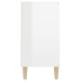 Aparador de madera de ingeniería blanco brillante 101x35x70 cm by vidaXL, Sideboards - Ref: Foro24-806109, Price: 113,68 €, D...