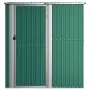Green galvanized steel garden shed 180.5x97x209.5 cm by vidaXL, Sheds - Ref: Foro24-150903, Price: 183,91 €, Discount: %