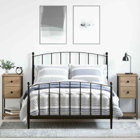 Armario de Noche con cajón 2 pcs Roble artisan 32 x 42 x 70 cm en Mesitas de noche | Comprar online en Foro24