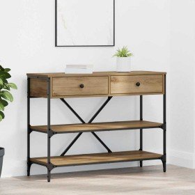Mesa Consola con cajón con estante Otro Marrón Madera en Mesas auxiliares | Comprar online en Foro24