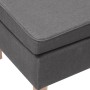 Hocker mit Holzbeinen, gepolstert mit hellgrauem Stoff von vidaXL, Klapphocker und Stühle - Ref: Foro24-329425, Preis: 81,30 ...