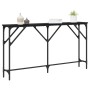 Mesa Consola Roble negro 140 x 23 x 75 cm