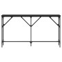 Mesa Consola Roble negro 140 x 23 x 75 cm