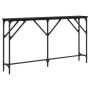Mesa Consola Roble negro 140 x 23 x 75 cm