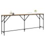 Mesa Consola Roble artisan 200 x 29 x 75 cm