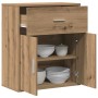 Vitrina Roble artisan 60 x 31 x 70 cm Madera contrachapada