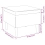 Hocker mit Holzbeinen aus gelbem Samt von vidaXL, Klapphocker und Stühle - Ref: Foro24-329443, Preis: 78,75 €, Rabatt: %