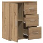 Vitrina Roble artisan 60 x 31 x 70 cm Madera contrachapada