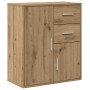 Vitrina Roble artisan 60 x 31 x 70 cm Madera contrachapada