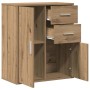 Vitrina Roble artisan 60 x 31 x 70 cm Madera contrachapada