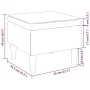 Hocker mit Holzbeinen aus blauem Samt von vidaXL, Klapphocker und Stühle - Ref: Foro24-329456, Preis: 77,29 €, Rabatt: %