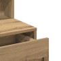 Mesa de tocador con cajón Roble artisan 80 x 41 x 134.5 cm