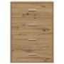 Vitrina Roble artisan 60 x 31 x 84 cm Madera contrachapada