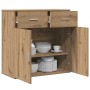 Vitrina Roble artisan 79 x 38 x 80 cm Madera contrachapada