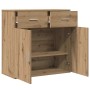 Vitrina Roble artisan 79 x 38 x 80 cm Madera contrachapada