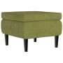Hocker mit hellgrünen Samtholzbeinen von vidaXL, Klapphocker und Stühle - Ref: Foro24-329439, Preis: 64,06 €, Rabatt: %