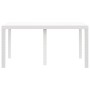 Mesa de Jardín Blanco 150 x 100 x 73 cm ratán sintético