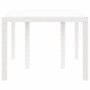 Mesa de Jardín Blanco 150 x 100 x 73 cm ratán sintético