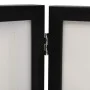 Schwarzer Fotocollagen-Rahmen mit drei Öffnungen, 28x18 cm + 2x (13x18 cm) von vidaXL, Bilderrahmen - Ref: Foro24-332755, Pre...