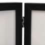 Schwarzer Fotocollagen-Rahmen mit drei Öffnungen, 28x18 cm + 2x (13x18 cm) von vidaXL, Bilderrahmen - Ref: Foro24-332755, Pre...