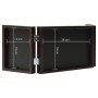 Dark brown triple photo collage frame 28x18 cm + 2x(13x18 cm) by vidaXL, Photo frames - Ref: Foro24-332751, Price: 18,73 €, D...