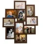 Marco Collage für Fotos 10x(13x18 cm) dunkelbraunes MDF von vidaXL, Bilderrahmen - Ref: Foro24-332779, Preis: 36,14 €, Rabatt: %