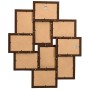 Dark brown MDF photo collage frame for 10 photos of 13x18 cm. by vidaXL, Photo frames - Ref: Foro24-332779, Price: 36,84 €, D...